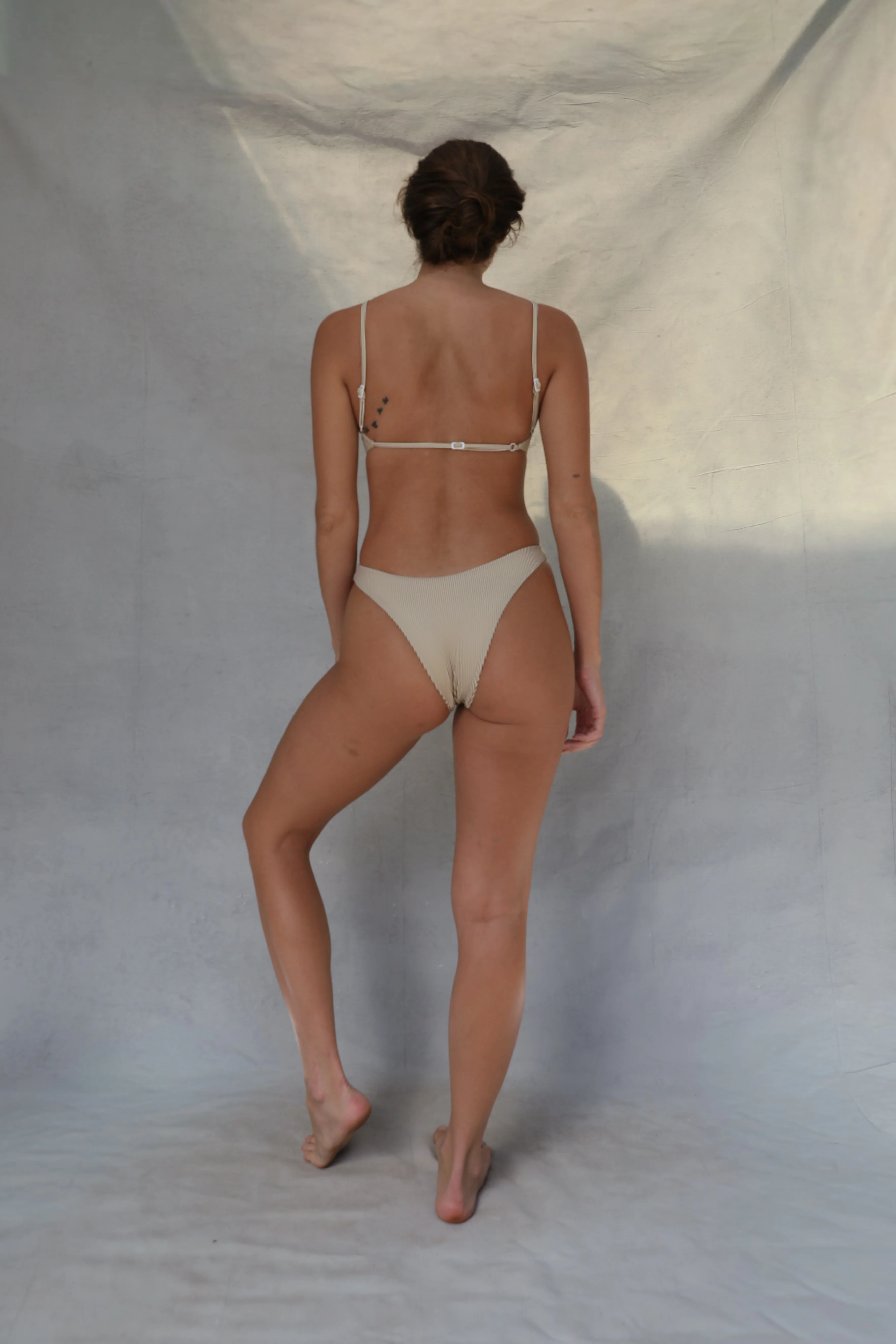 Underwire Bikini Top - Sea Grass Stripe - Image 2